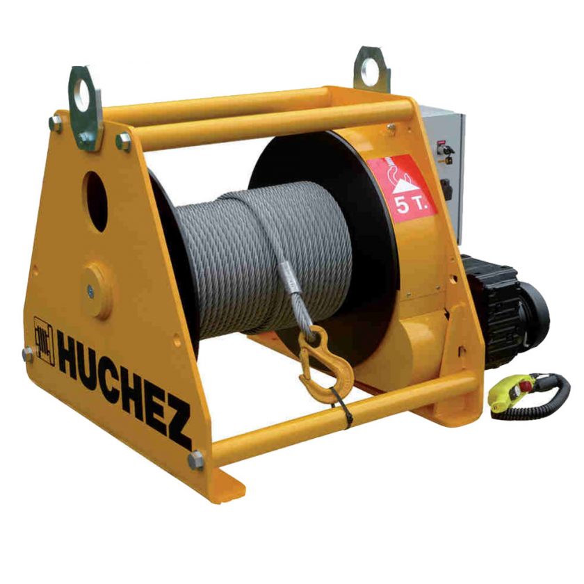 Argano Elettrico KATSU 250 Kg 550W - Con Telecomando E Fune Acciaio 18 M - Per Garage E Costruzioni