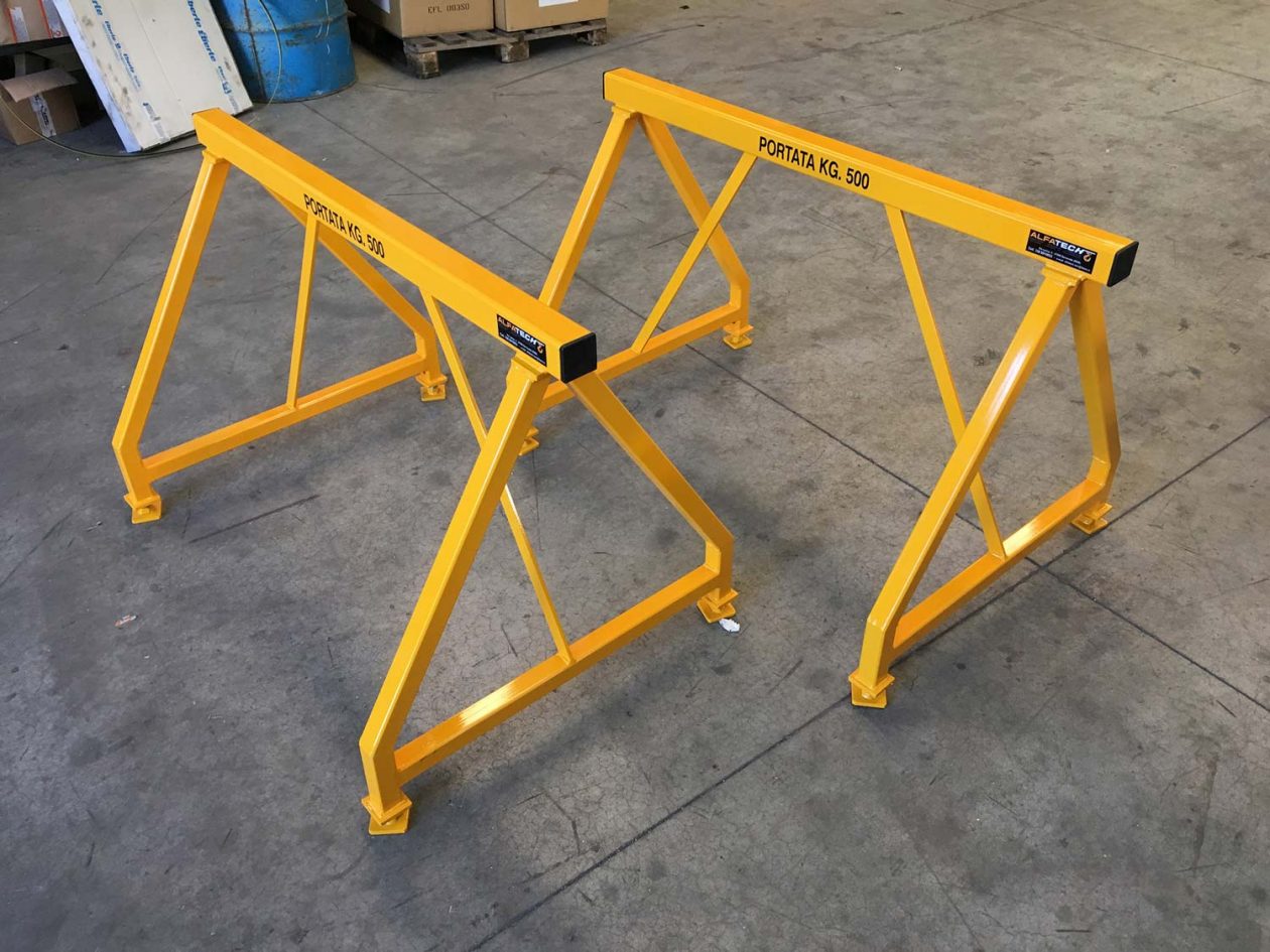 Set Di 4 Cavalletti Stabilizzatori ProPlus Regolabili - Portata 750 Kg Ciascuno, Per Caravan, Camper E Rimorchi