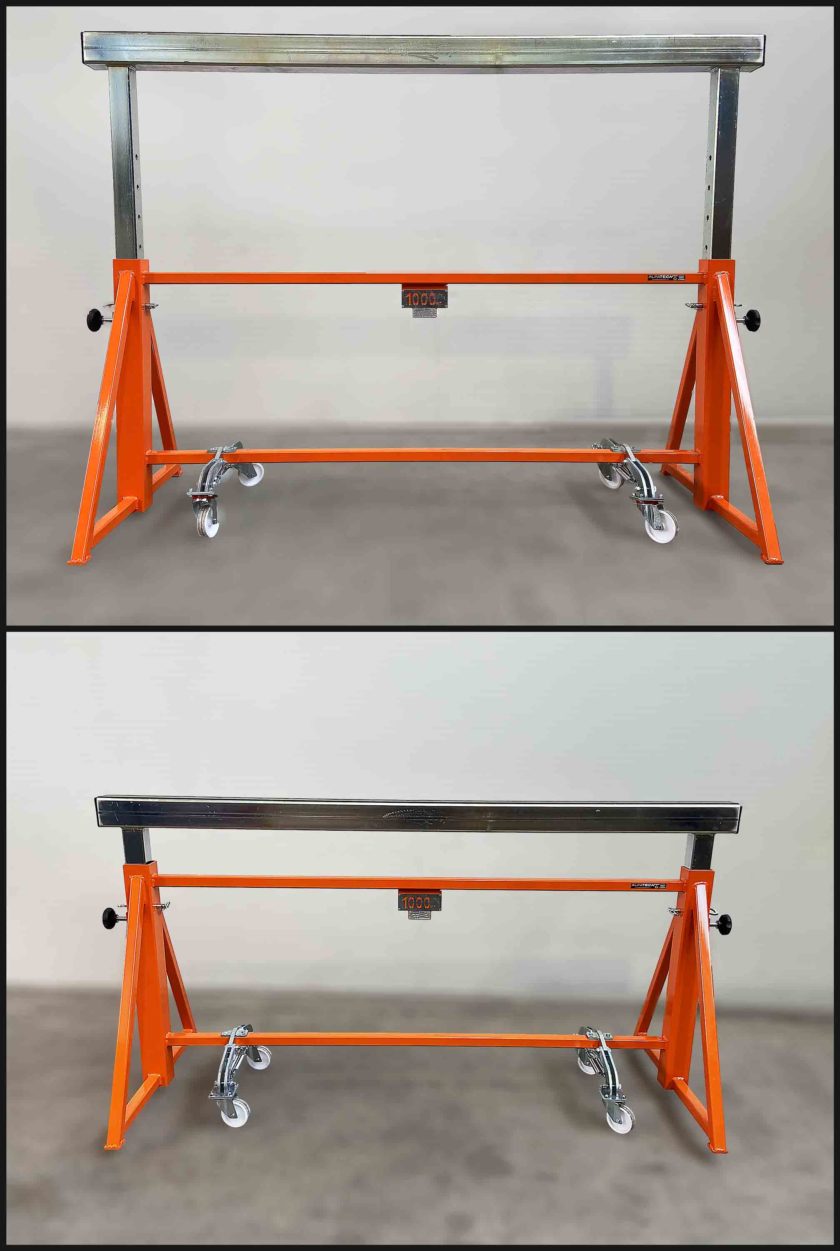 Cavalletto Di Sostegno Auto 3T - Altezza Regolabile 285-430 Mm, Set Da 4 - Foto 12