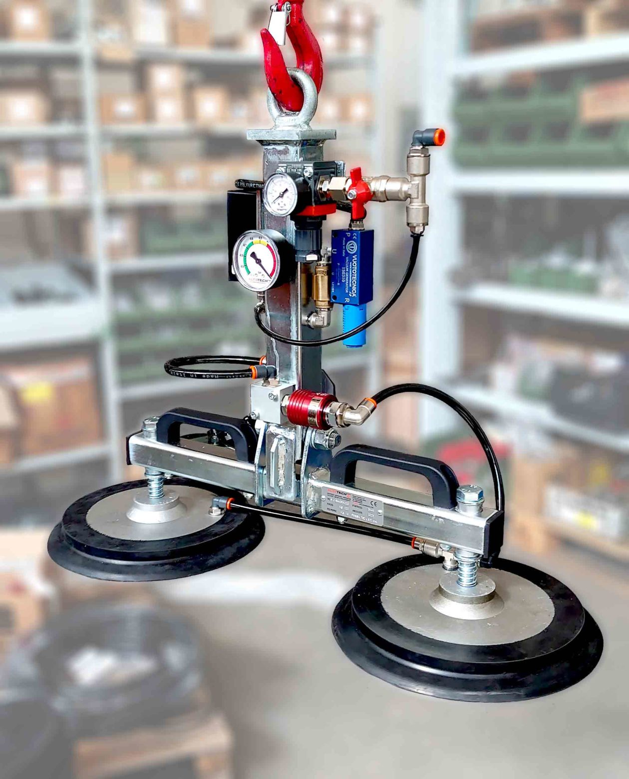 Risegun Ventose per Vetro - Ventose per Vetro Sollevatori Ventosa a Vuoto per impieghi gravosi per Strumenti di Sollevamento per Piastrelle in Ceramica di Granito(Nessuna Scatola nessun Orologio